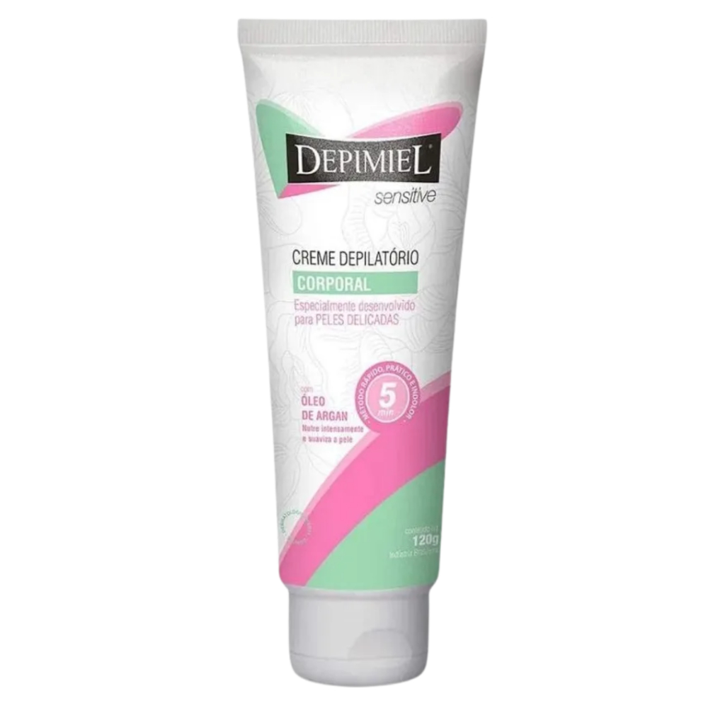 Creme Depilatório Corporal Sensitive Argan Depimiel 120g- Original