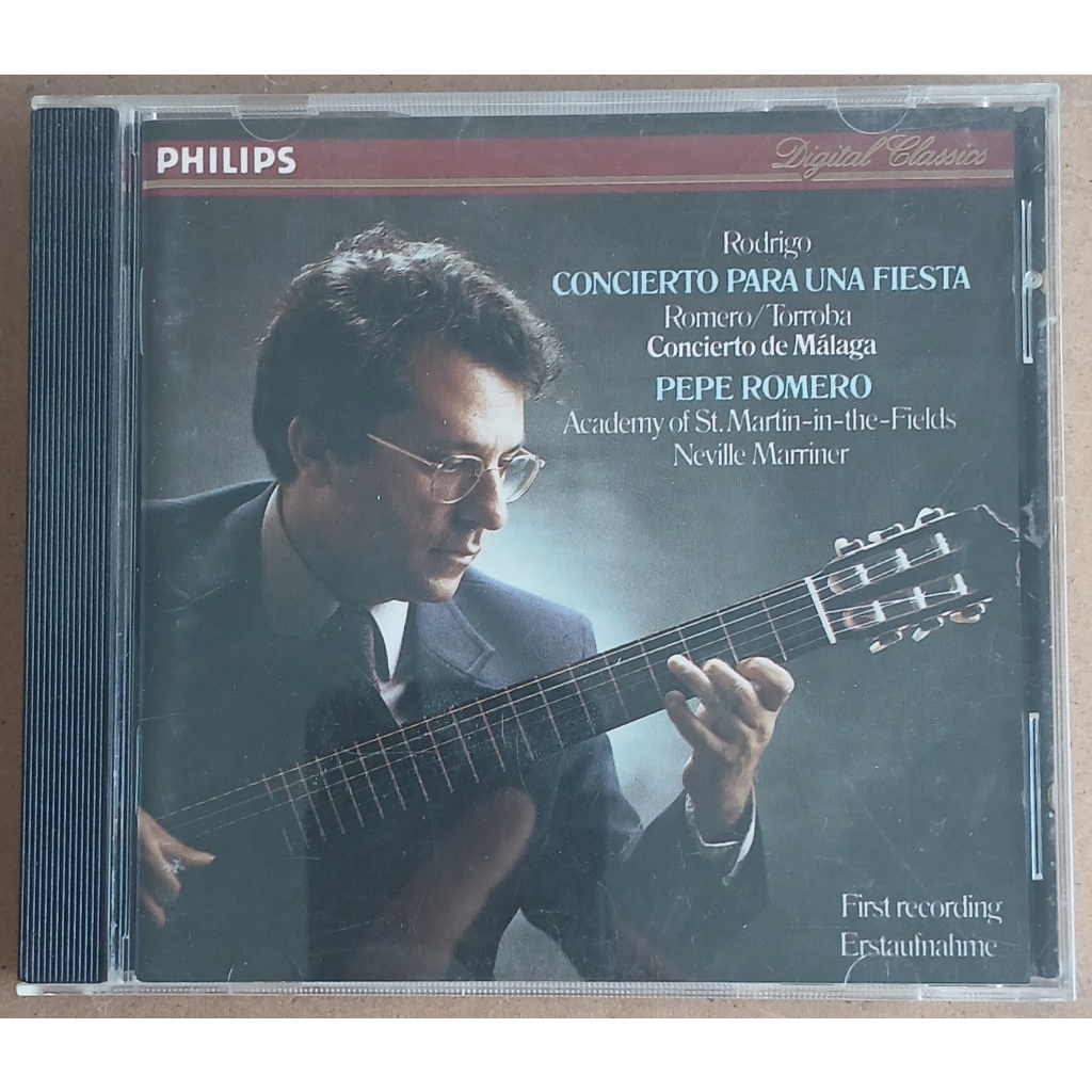 Cd - Rodrigo Cocerto Para Uma Festa Romero Torroba Concerto de Malaga Pepe Moreno Philips