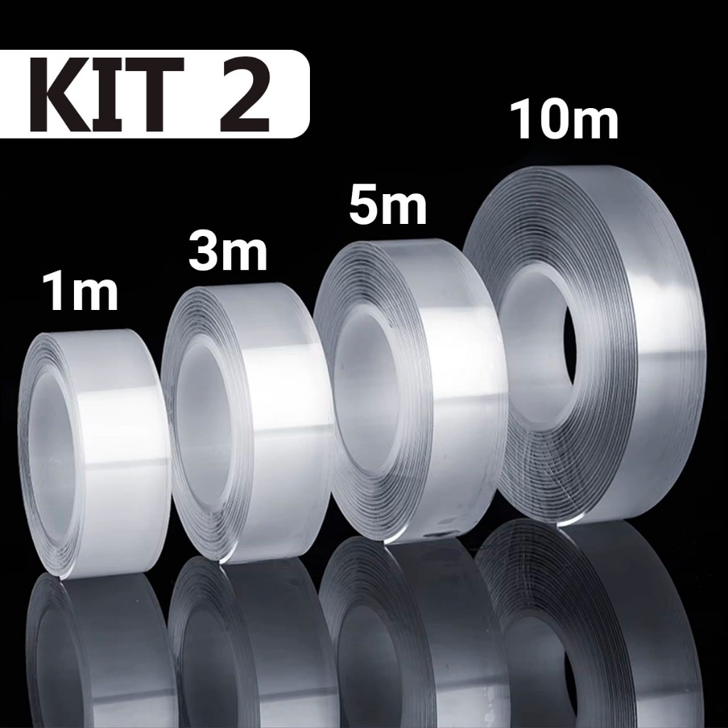 Nano Fita Dupla Face Transparente 1-10 ~ À Prova D