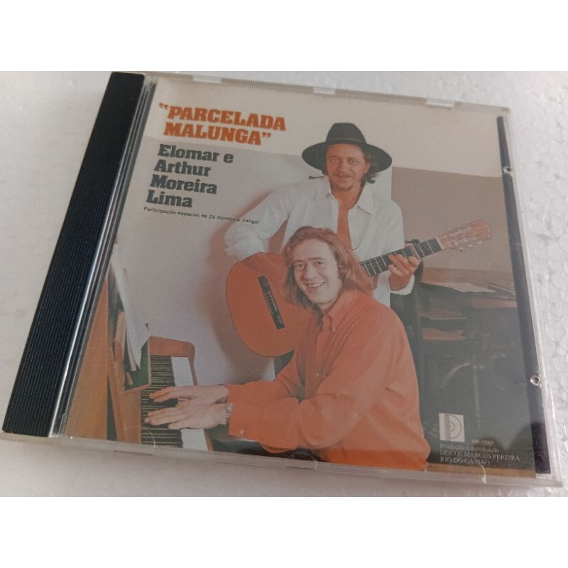 CD elomar & Arthur Moreira Lima parcelada malunga ótimo estado mídia e capa
