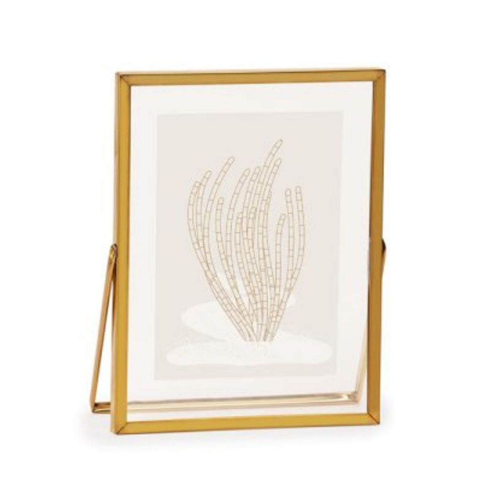 Porta Retrato Moldura Em Metal Dourado 10X15cm Luxo Clássico Mart em Oferta na Shopee