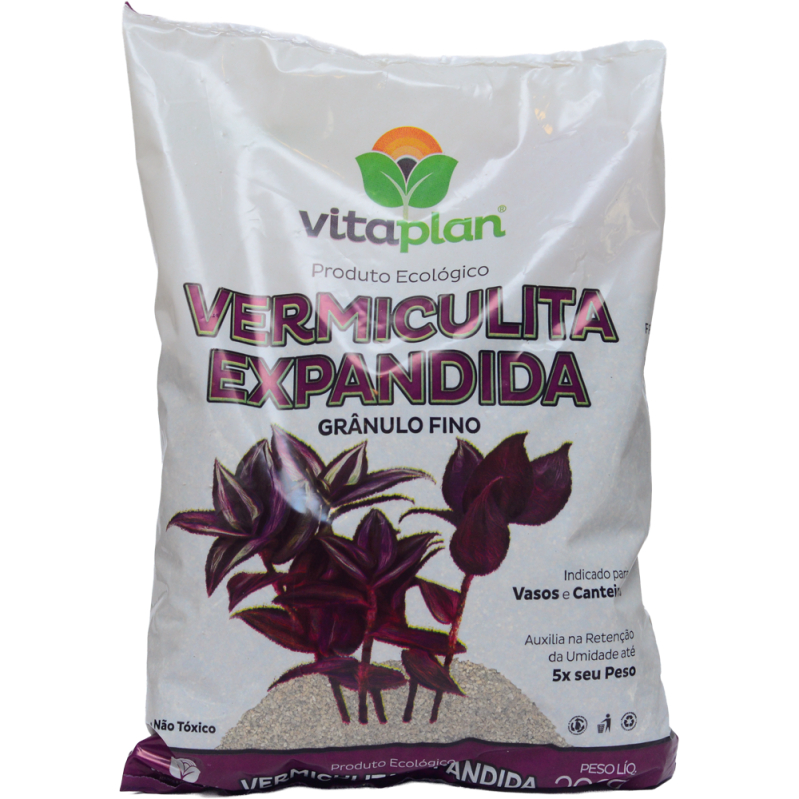 Vermiculita Expandida Granulada Fina Via Solo 200g Vitaplan