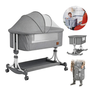 Berço Portátil Balanço Bebê Moises Infantil Mosquiteiro Trava Segurança Regulável Até 3 Anos PipDip em Oferta na Shopee