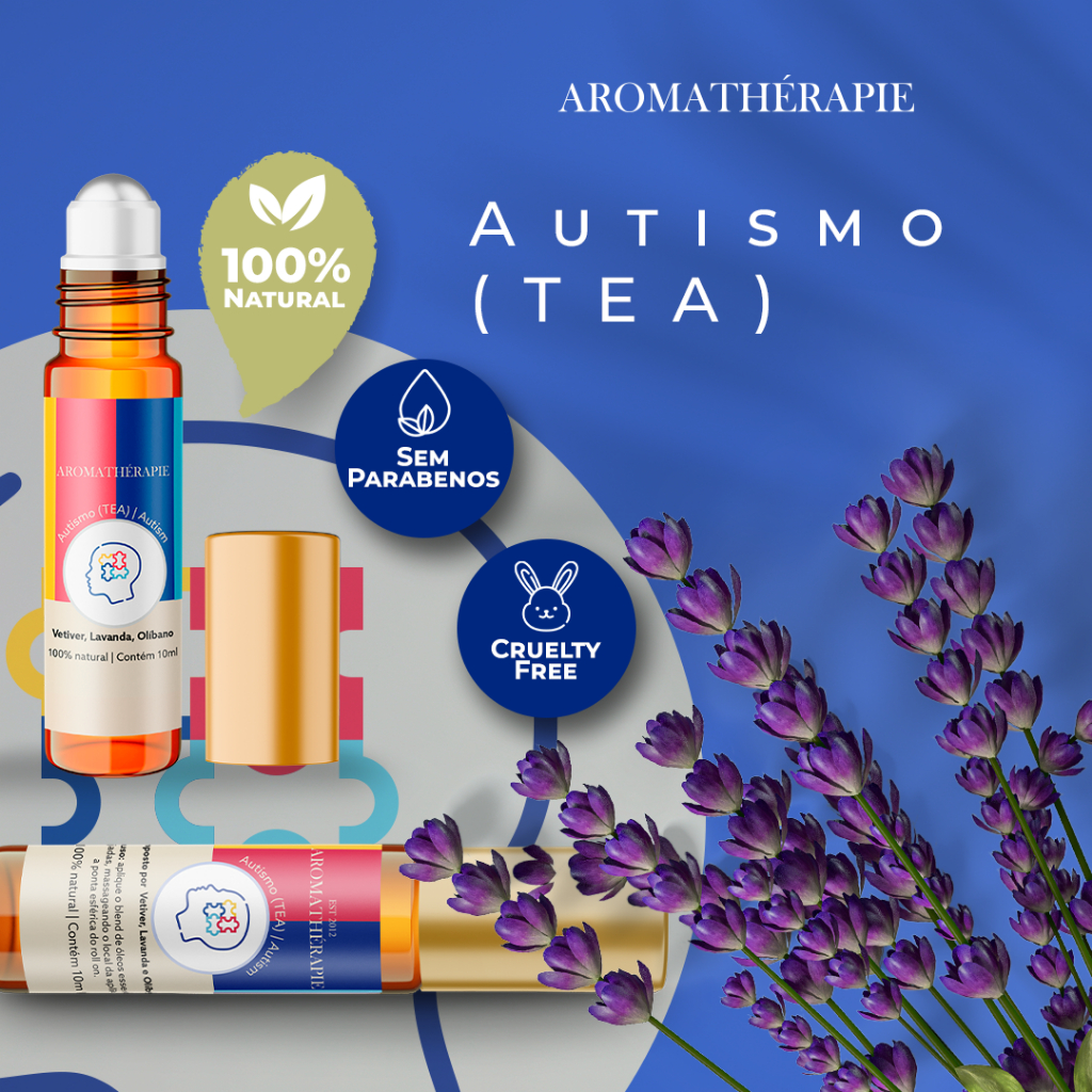 Aromaterapia Autismo (TEA) Natural Blend Óleos Essenciais Aromathérapie em Oferta na Shopee