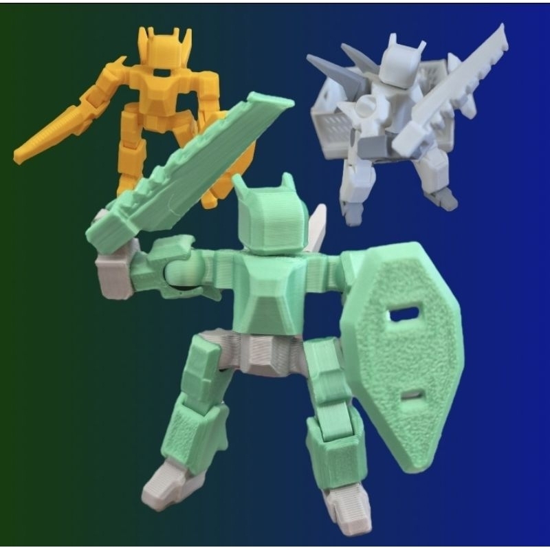 🤖 Boneco Robô Dummy mecha Articulado  | Brinquedo Anatômico de Ação 3D