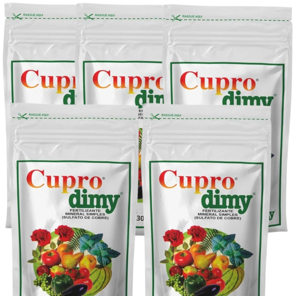 Cupro Dimy Fertilizante e Fungicida – Mais Resistência, Produção e Plantas Vigorosas 5 unid.