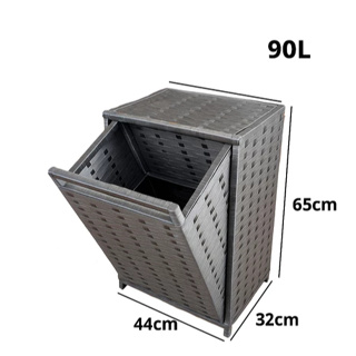 cesto de roupa suja, 90 litros, basculante para banheiro basculante cesto grande 65x44x32 90 litros em Oferta na Shopee