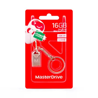 Mini Pendrive 16GB 32GB 64GB 128GB USB 2.0 MasterDrive Original Ultra Rápido Chaveiro em Oferta na Shopee