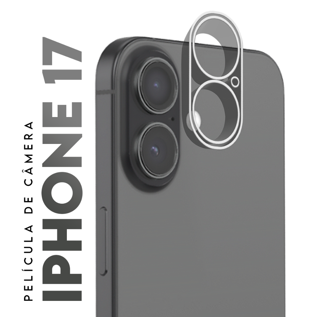 Kit 1  2  3 Película Protetora Lente Traseira Vidro Temperado 3D De Câmera Compatível para IPhone 17 tela 6.3 pol em Oferta na Shopee