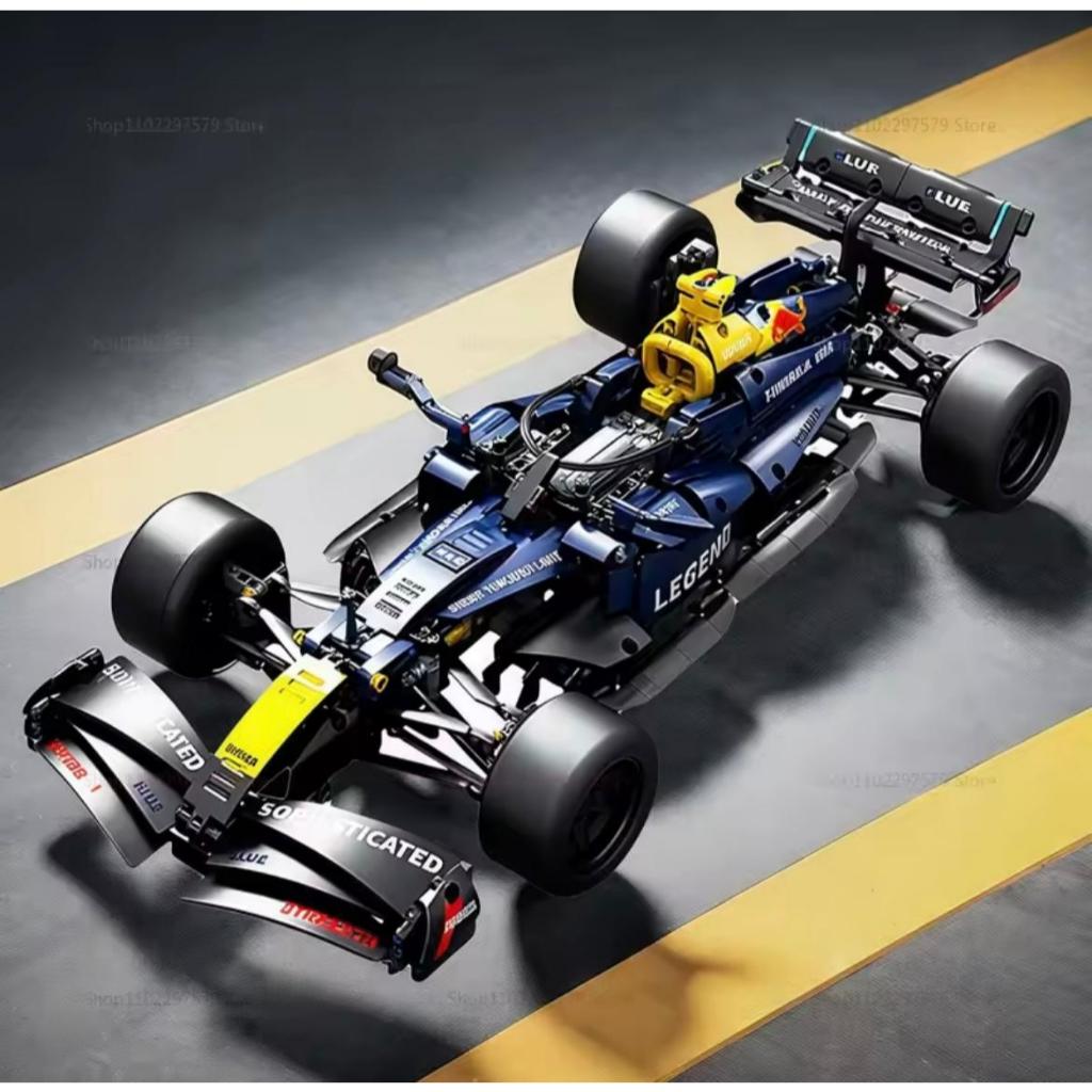 Blocos de Montar Lego F1 RedBull RB20 1000Peças (S/ PATROCINADORES OFICIAIS) C/ Manual de Montagem  **SEM CAIXA(BOX)**