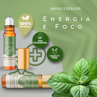 Aromaterapia Energia/Foco/Concentração Natural Blend Óleos Essenciais Aromathérapie em Oferta na Shopee