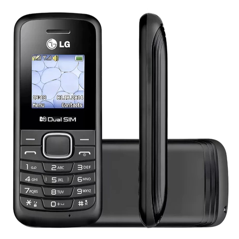 Celular LG B220 Desbloqueado 32MB 2G Rádio FM(2G) Cor Preto em Oferta na Shopee