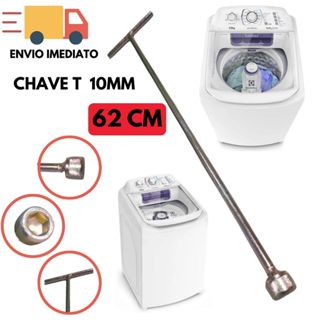 Chave T 10mm Longa 62cm para Limpeza Maquina de Lavar Agitador Brastemp Electrolux em Oferta na Shopee