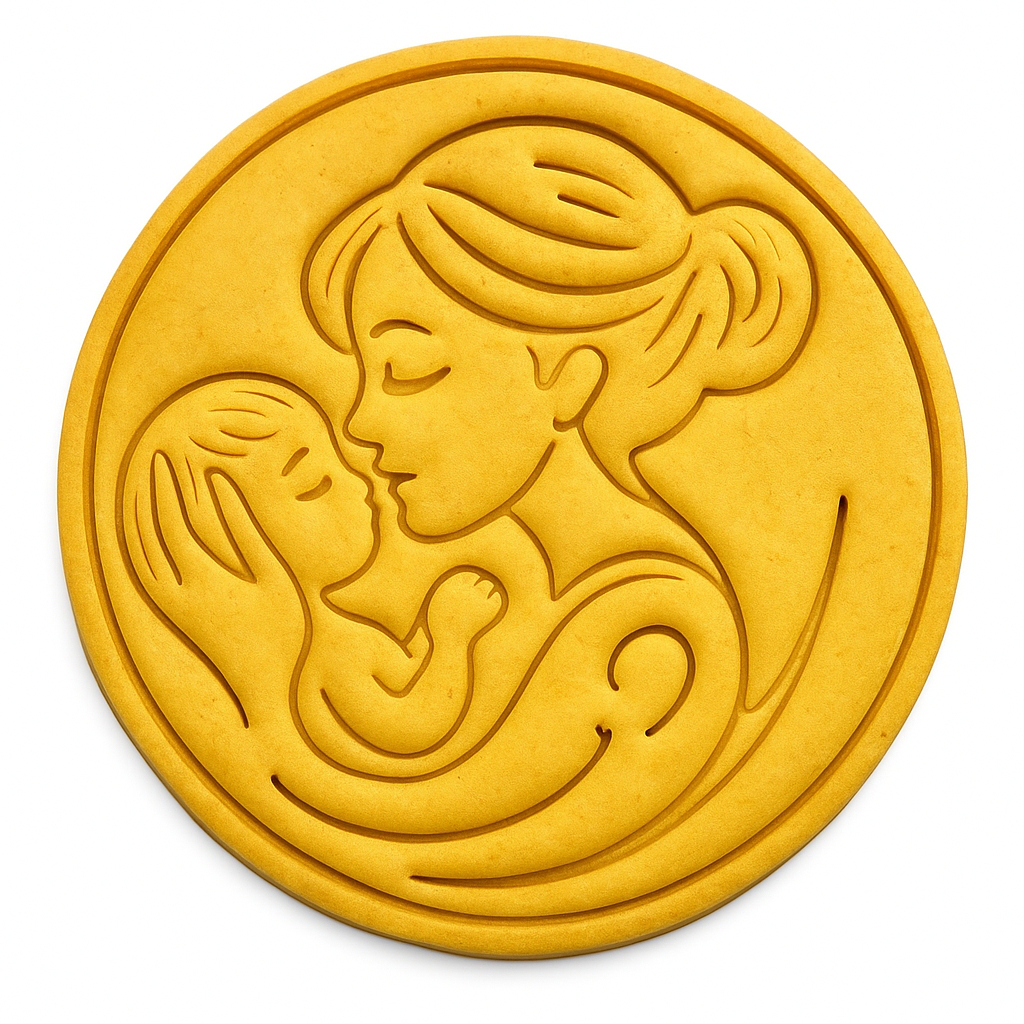 Mãe bebe Feliz dia das mães cortador biscoito biscuit cerâmica pasta americana biscoito pascoa