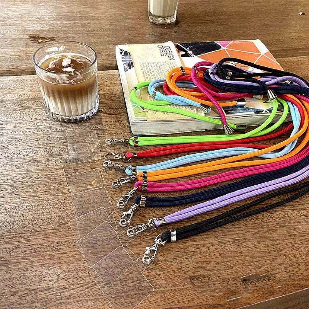 1/2/4/6unidades Cordão para celular suporte pescoço para capinha universal Linda