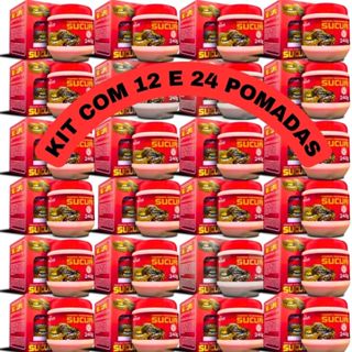 Kit Pomada Sucuri Apinil 240G 12 Pomadas e com 24 Unidades Alívio Muscular e Articular Gel Massagem em Oferta na Shopee