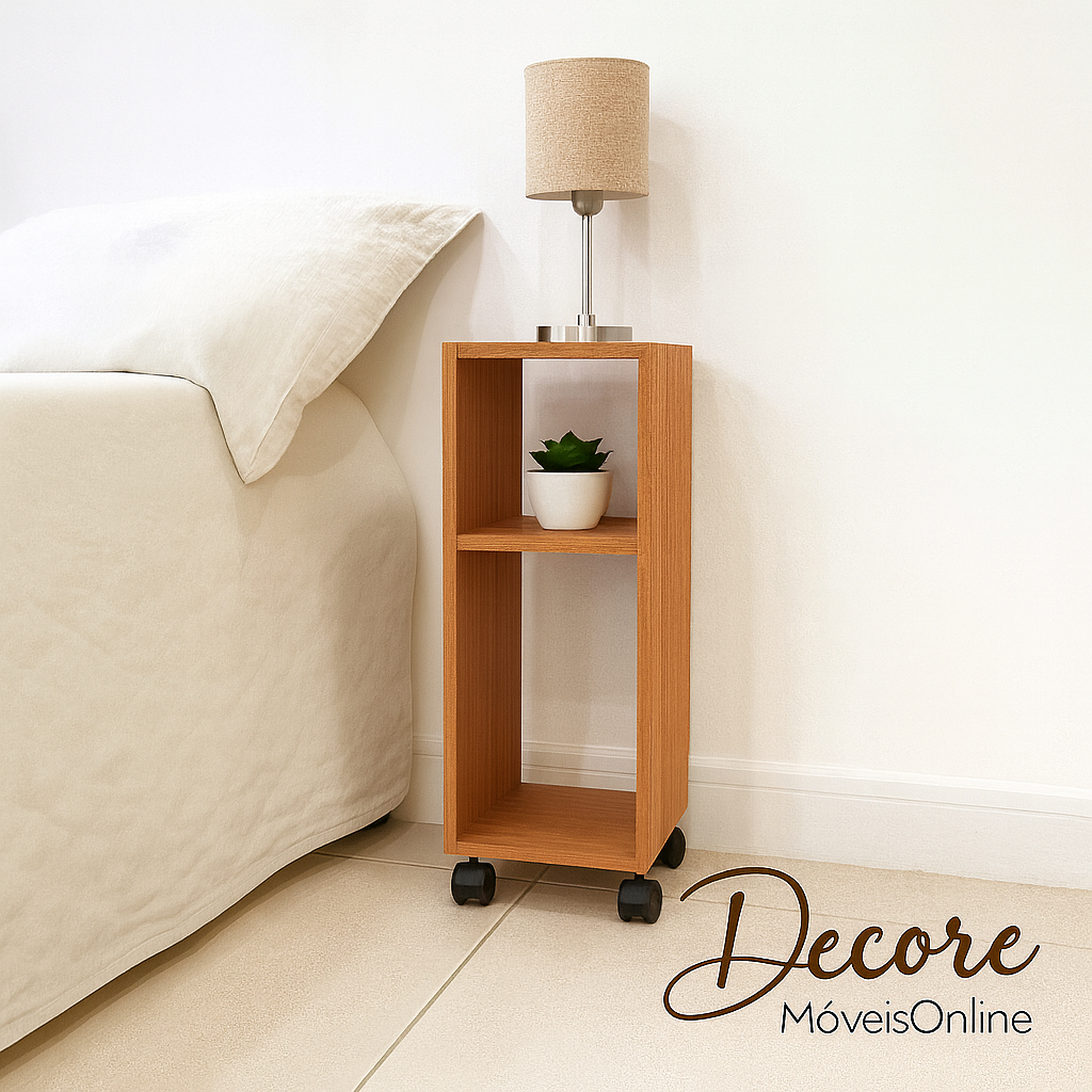 Criado Mudo com Rodinhas: Onde Comprar | BuscaProdutos