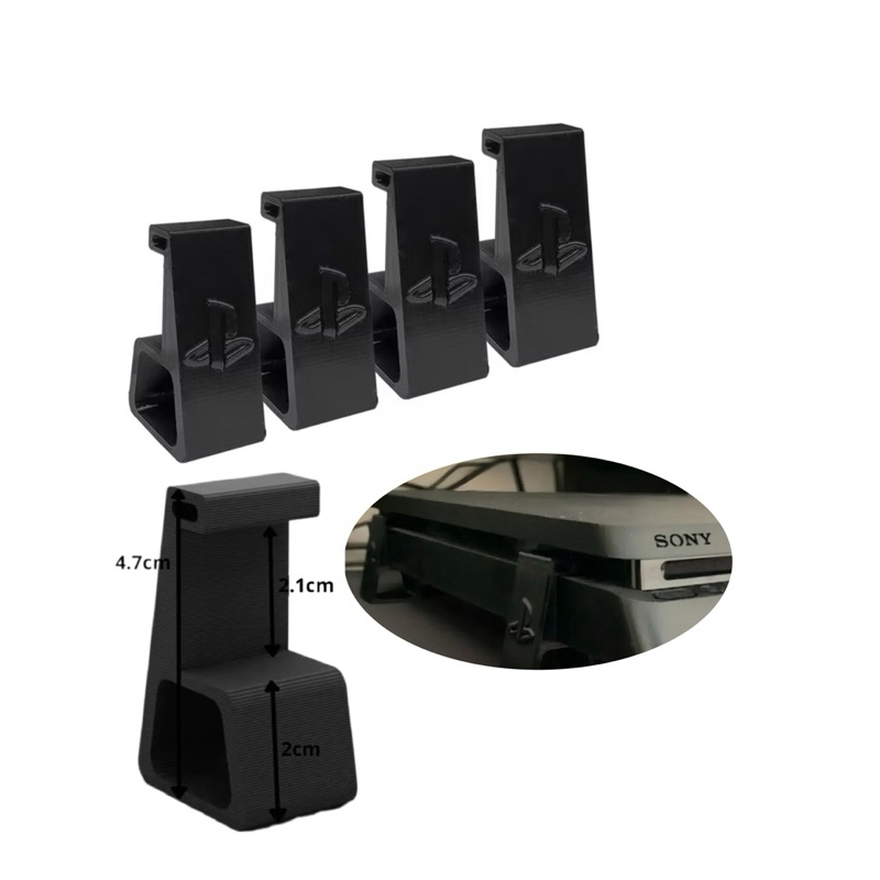 Suporte Ps4 Slim - Melhor Circulação De Ar - 4 Peças