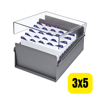 Fichários Para Fichas Padronizadas Acrimet 3X5 Cristal C/ Índice A-Z TAMANHO: 21x16x10cm 921 Envio Imediato em Oferta na Shopee