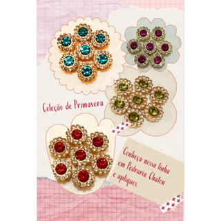 50/20 Pedraria Colagem em Laços Lembrancinhas Artesanato em Oferta na Shopee