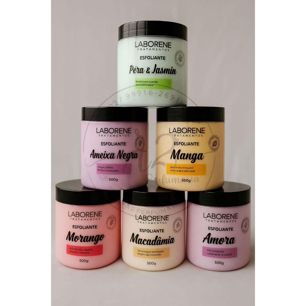 Esfoliante Corpo e Rosto Skincare Laborene 500g Auxilia no Clareamento de Áreas Escuras em Oferta na Shopee