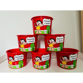 Baldinho de pipoca personalizado Magali em Oferta na Shopee