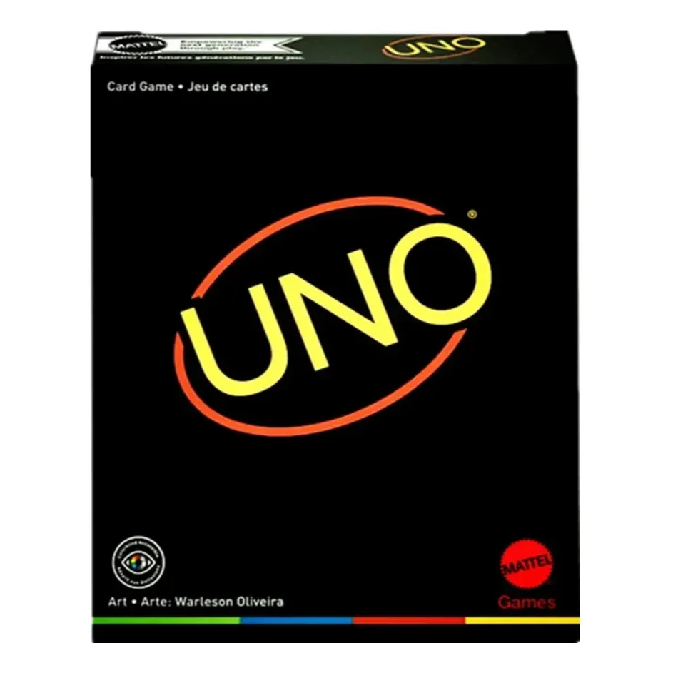 Uno Black Minimalista Adulto Jovem Adolescente Jogo Cartas - ENVIO IMEDIATO
