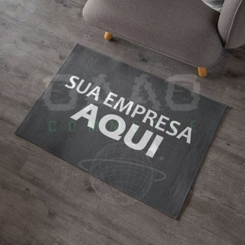 Tapete Porta de Entrada 40x60 e 70x30 com Sua Empresa Aqui Antiderrapante em Oferta na Shopee