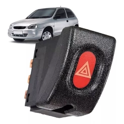 Botão Interruptor Emergência Pisca Alerta Corsa 1994 1995 1996 1997 1998 1999 2000 2001