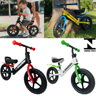 Bicicleta de Equilíbrio Infantil Balance Bike Várias Cores Sem Pedal Para Crianças de 2 a 5 Anos em Oferta na Shopee