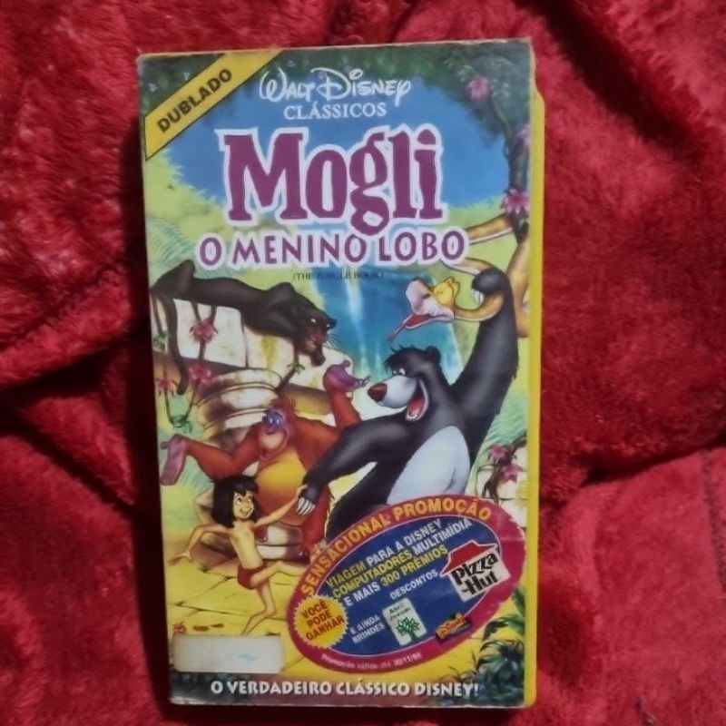 VHS Disney – Mogli, o Menino Lobo | Raro Dublado | Colecionador