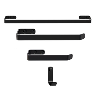 Kit de Banheiro Completo 4 peças de Metal Acessórios banheiro Suportes Porta Toalheiros de Banho em Oferta na Shopee