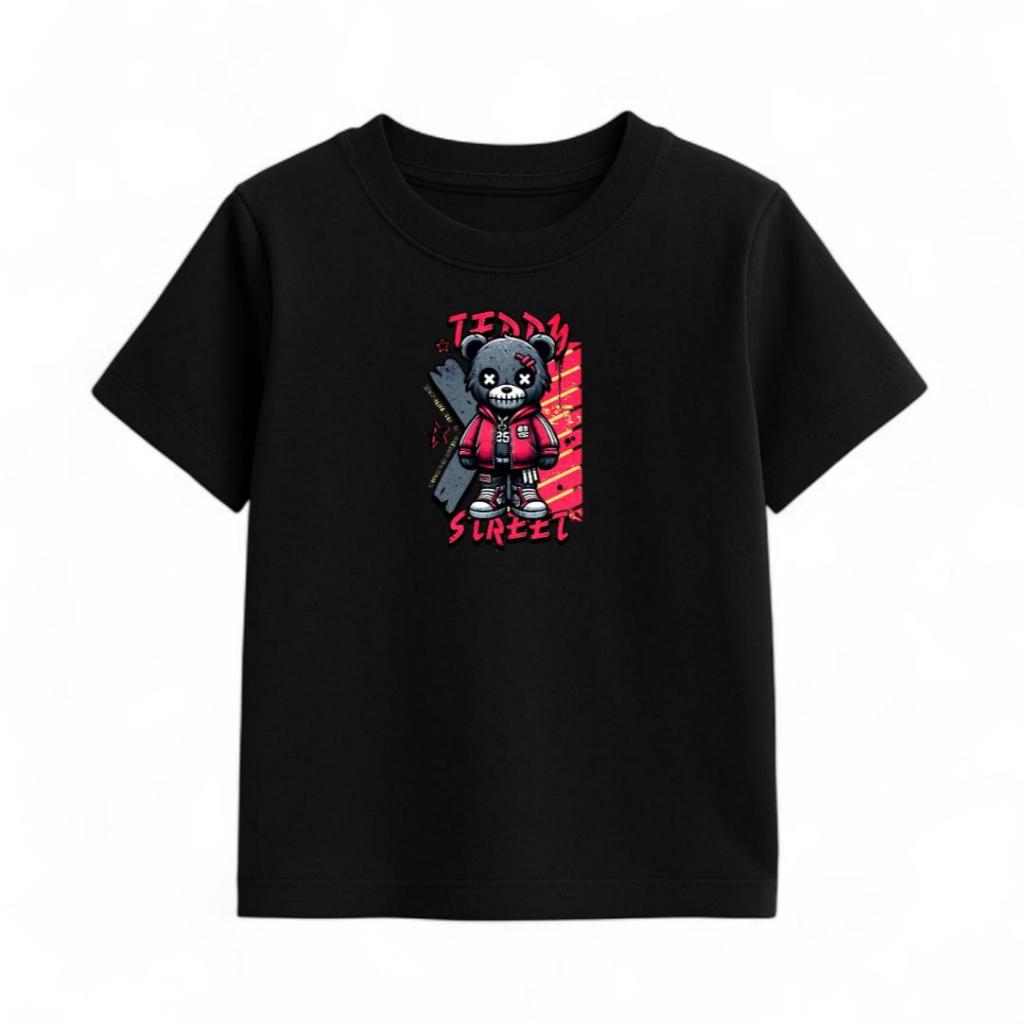 Camiseta infantil juvenil ursos estilosos varios modelos unissex 100% algodao 2 ao 16anos