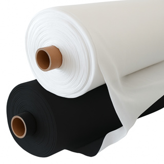 Entretela de Malha Colante Branca e Preta 40g - 1 Metro em Oferta na Shopee