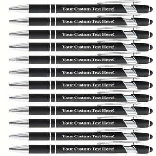 Kit 10 Canetas Touch Personalizadas A Laser com Sua Marca Assinatura Nome em Oferta na Shopee