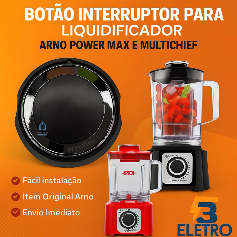 Botão do Regulador de Velocidade para Multiprocessador Arno MultiChef Mp60 Mp70 Mp74 ( Pto )