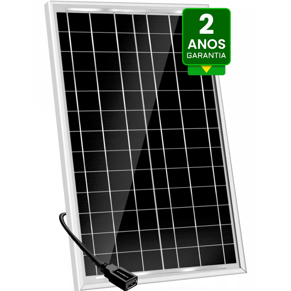 Carregador Solar Turbo 20W Placa Painel Portátil Potente Usb P/ Celular Powerbank e Outros Oversun