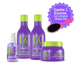 Kit Desamarelador Lokenzzi Loiro Perfeito 4 produtos + 1 Escova