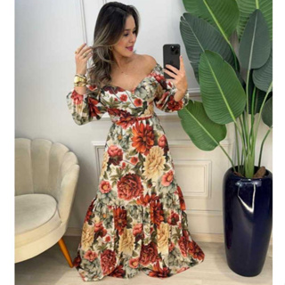vestido de festa elegante transpasso na frente/ lastex nas costas/ perfeito para eventos especiais. em Oferta na Shopee