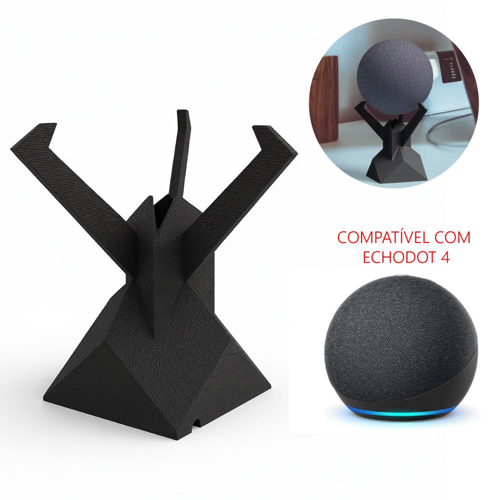 Suporte de Mesa Moderno p/ Alexa EchoDot 4