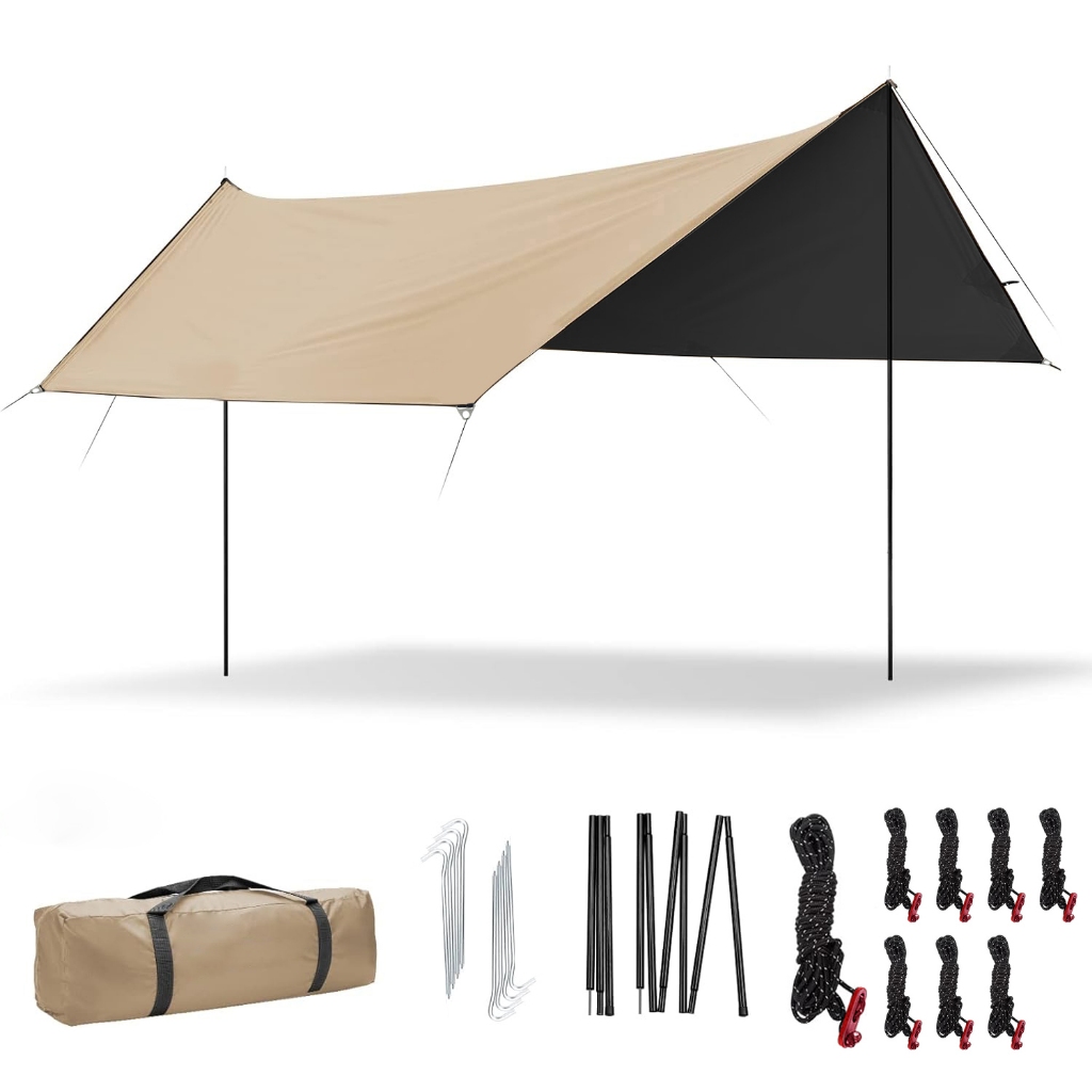 New Hawaii Tela Toldo Barraca Gazebo Camping Portátil Impermeável 3m*4m Proteção UPF 50+ UV em Oferta na Shopee