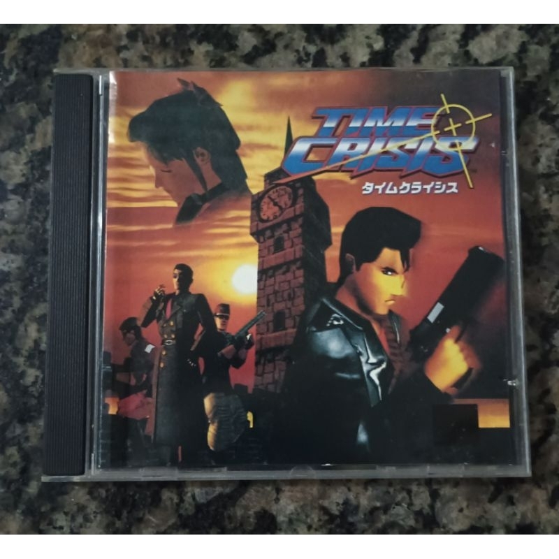 Jogo Do Playstation 1 Ps1 Time Crisis Mídia Física Prata Prensada De Época