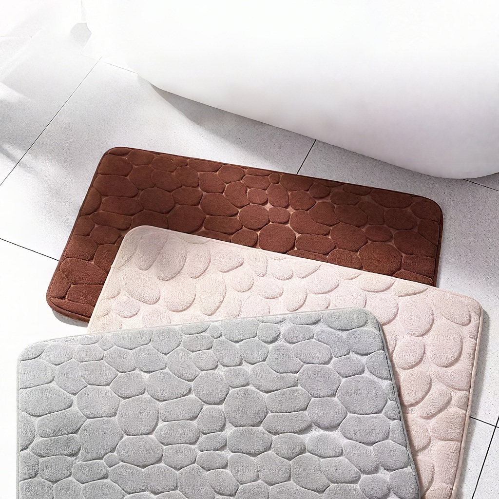 Tapete de Banheiro Antiderrapante Absorvente de Água - Proteja o Chão e Seus Pés em Banheiros e Pias