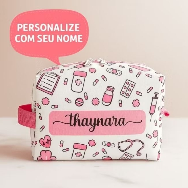 Nécessarie enfermagem farmacinha personalizada multiuso personalizada