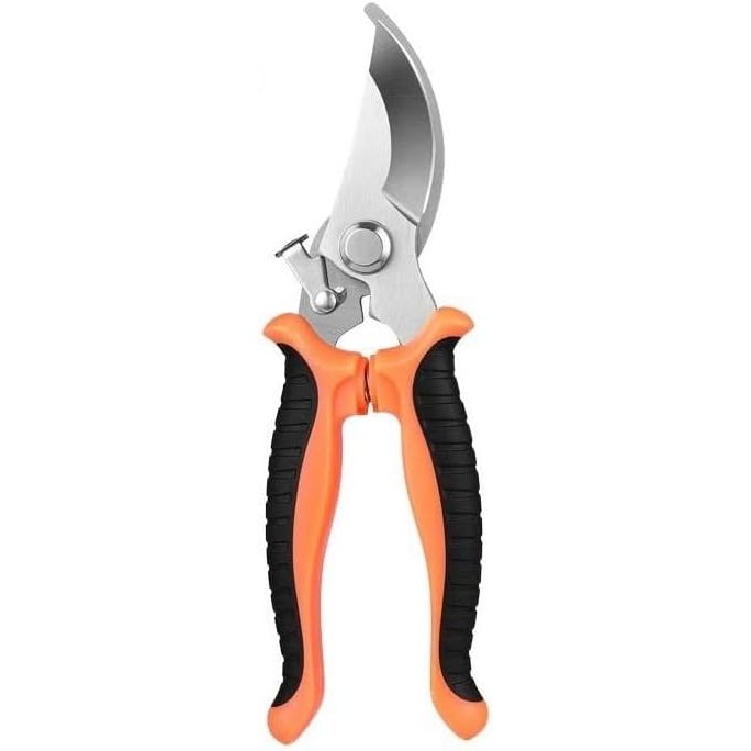 Tesoura de Poda Tesoura Super Afiada para Jardinagem Laranja em Oferta na Shopee