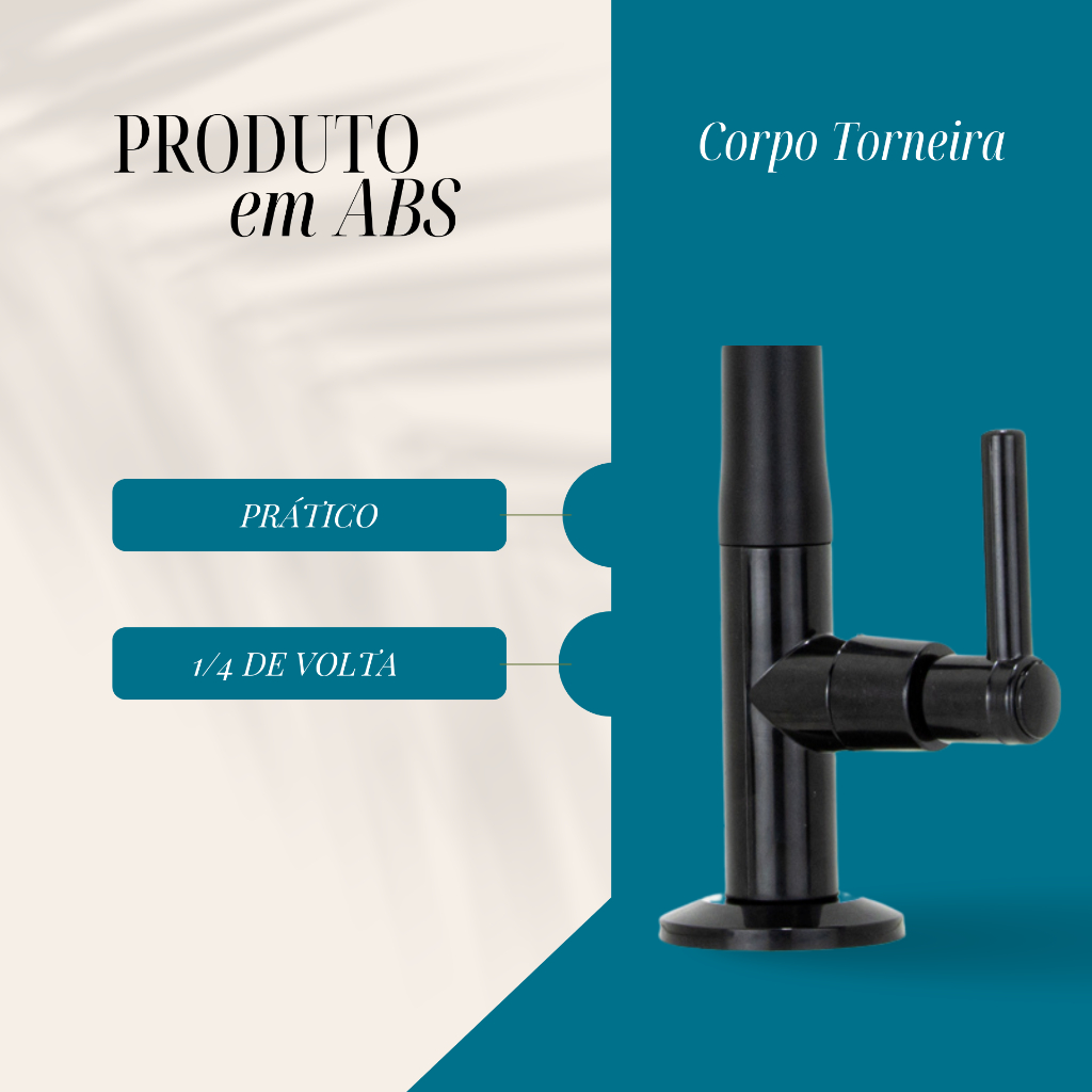 Corpo Torneira 1198 All Black