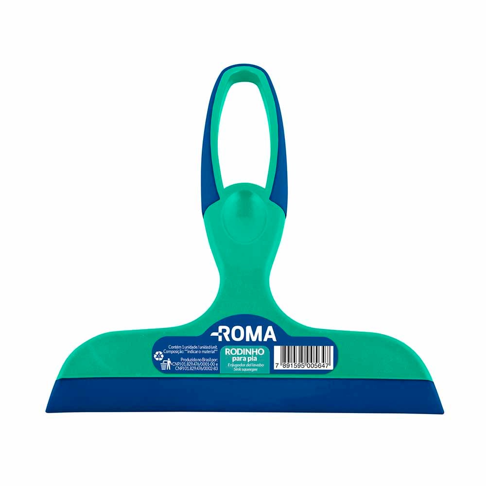 Rodo Plástico Para Pia Cozinha Vidros Espelhos 14cm Roma