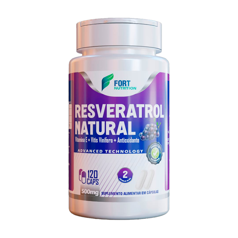 RESVERATROL Legítimo 120 cápsulas 500mg 100% Puro original mais vendido - semente de uva
