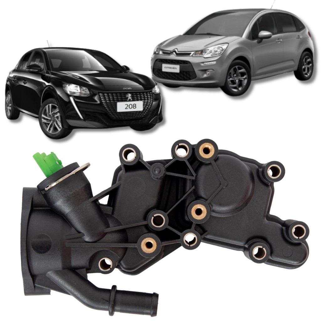 CARCAÇA DE VÁLVULA TERMOSTÁTICA PEUGEOT 208 1.5 2012/ CITROEN C3 em Oferta na Shopee