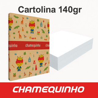 Cartolina com 100 folhas de 140gr - 50x66cm em Oferta na Shopee
